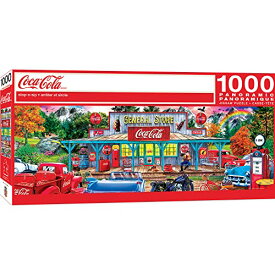 ジグソーパズル 海外製 アメリカ MasterPieces 1000 Piece Jigsaw Puzzle for Adults and Families - Coca-Cola Stop N Sip - 13"x39"ジグソーパズル 海外製 アメリカ