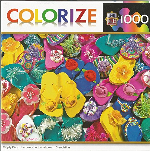 ジグソーパズル 海外製 アメリカ MasterPieces Colorize! Flippity Flop Jigsaw Puzzle, 1000-Pieceジグソーパズル 海外製 アメリカ