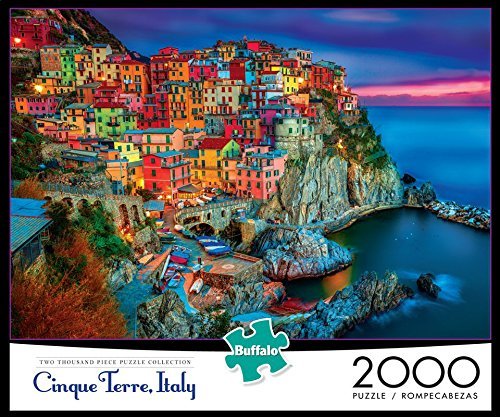 ジグソーパズル 海外製 2000ピース チンクェ・テッレ サイズ約98x67センチ 絵画・アート Buffalo Games