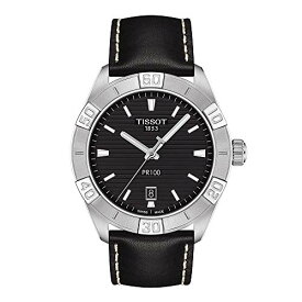 腕時計 ティソ メンズ Tissot mens PR 100 Classic Stainless Steel Dress Watch Black T1016101605100腕時計 ティソ メンズ