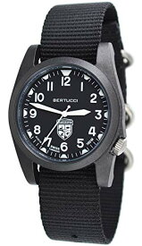 腕時計 ベルトゥッチ メンズ 逆輸入 海外モデル Bertucci Gamekeeper - Black Dial Black Case Black Nylon腕時計 ベルトゥッチ メンズ 逆輸入 海外モデル