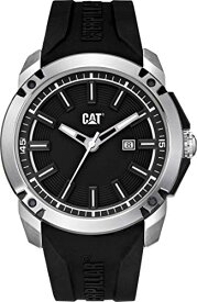 腕時計 キャタピラー メンズ タフネス 頑丈 CAT Elite Black Men Watch, 46 mm case, Stainless Steel case, Black Strap, Black dial (AH.141.21.121)腕時計 キャタピラー メンズ タフネス 頑丈