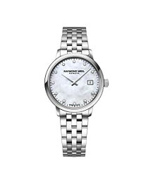 腕時計 レイモンドウェイル レイモンドウィル レディース スイスの高級腕時計 Raymond Weil Toccata Quartz Diamond White Mother of Pearl Dial Ladies Watch 5985-ST-97081腕時計 レイモンドウェイル レイモンドウィル レディース スイスの高級腕時計