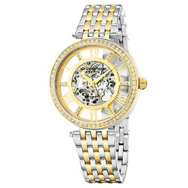 腕時計 ストゥーリングオリジナル レディース Stuhrling Original Womens Dress Watch - Skeleton Watch Self Winding Automatic Watch Mechanical Wrist Watches for Woman with Stainless Steel braclet Delphi Ladies Wa腕時計 ストゥーリングオリジナル レディース