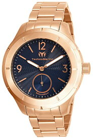 腕時計 テクノマリーン メンズ Technomarine Men's MoonSun Quartz Watch with Stainless Steel Strap, Rose Gold, 18 (Model: TM-818003)腕時計 テクノマリーン メンズ