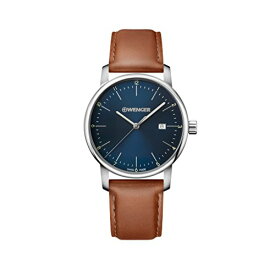 腕時計 ウェンガー スイス メンズ 腕時計 WENGER Unisex Analogue Quartz Watch with Leather Strap Urban Classic NO.: 01.1741.111腕時計 ウェンガー スイス メンズ 腕時計