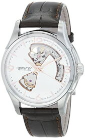 腕時計 ハミルトン メンズ H32565555 Hamilton Watch Jazzmaster Open Heart Auto 40mm Case, Silver Dial, Leather Strap (Model: H32565555)腕時計 ハミルトン メンズ H32565555