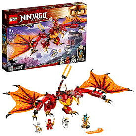 レゴ ニンジャゴー LEGO NINJAGO Legacy Fire Dragon Attack 71753 Ninja Playset Building Kit, Featuring a Flying Dragon Toy; New 2021 (563 Pieces)レゴ ニンジャゴー