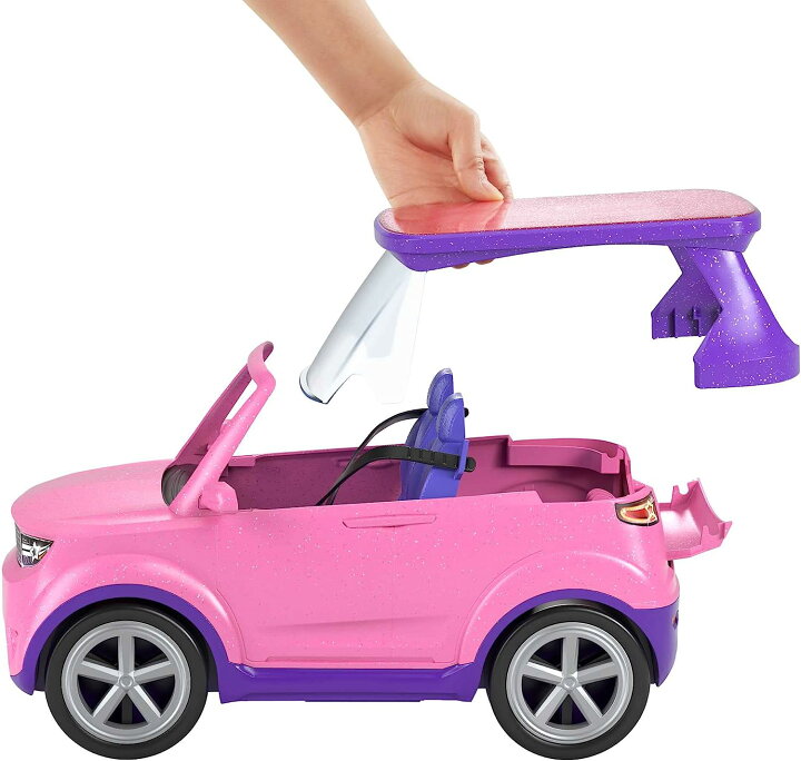 バービー バービー人形 Barbie DVX58 Purpleバービー SUV Vehicle, アクセサリ プレイセット 日本未発売 ※アウトレット品