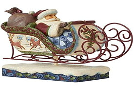 エネスコ Enesco 置物 インテリア 海外モデル アメリカ Enesco Jim Shore Heartwood Creek Victorian Santa in Sleigh Figurine 6009493エネスコ Enesco 置物 インテリア 海外モデル アメリカ