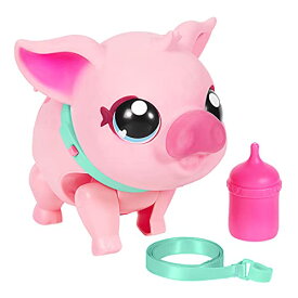 リトルライブペッツ ぬいぐるみ リアル 動く 鳴く Little Live Pets - My Pet Pig: Piggly | Soft and Jiggly Interactive Toy Pig That Walks, Dances and Nuzzles. 20+ Sounds & Reactions. Batteries Included. for リトルライブペッツ ぬいぐるみ リアル 動く 鳴く