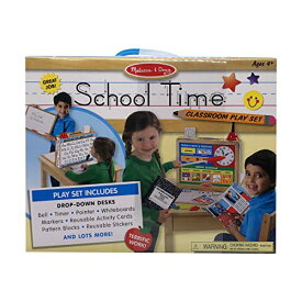 メリッサ&ダグ おもちゃ 知育玩具 Melissa & Doug Melissa & Doug School Time! Classroom Play Set Game - Be Teacher or Student Play School Pretend Teacher Activity Set Ages 4+ - FSC-Certified Materialsメリッサ&ダグ おもちゃ 知育玩具 Melissa & Doug