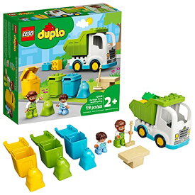 レゴ LEGO DUPLO Town Garbage Truck and Recycling 10945 Educational Building Toy; Recycling Truck for Toddlers and Kids; New 2021 (19 Pieces)レゴ