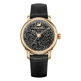 腕時計 スワロフスキー（SWAROVSKI） レディース ラグジュアリー エレガント Swarovski Crystalline Hours Black Dial Ladies Watch 5295377腕時計 スワロフスキー（SWAROVSKI） レディース ラグジュアリー エレガント