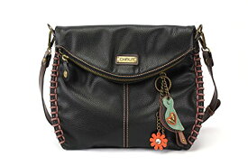 chala バッグ パッチ カバン かわいい CHALA Charming Crossbody Bag Shoulder Handbag With Flap Top and Zipper Black (Teal Mini Bird)chala バッグ パッチ カバン かわいい