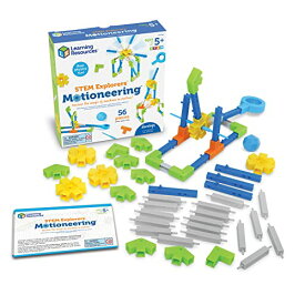 知育玩具 パズル ブロック ラーニングリソース Learning Resources STEM Explorers Motioneering - 56 Pieces, Ages 5+STEM Toys for Kids, Brain Teaser Toys and Games, Kindergarten Games知育玩具 パズル ブロック ラーニングリソース