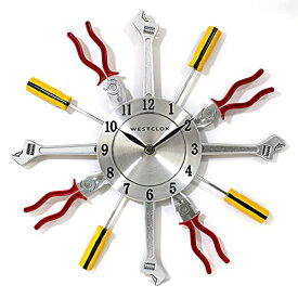 壁掛け時計 インテリア インテリア 海外モデル アメリカ Westclox 14 in. Hand Tools Frame Wall Clock for Garage, Home Office or Tool Shop壁掛け時計 インテリア インテリア 海外モデル アメリカ