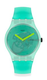 腕時計 スウォッチ レディース Swatch Nature Blur Quartz Green Translucent Dial Men's Watch SUOG119腕時計 スウォッチ レディース