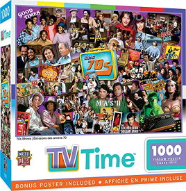 ジグソーパズル 海外製 アメリカ 【送料無料】MasterPieces 1000 Piece Jigsaw Puzzle for Adults, Family, Or Kids - 70's Television Shows - 19.25"x26.75"ジグソーパズル 海外製 アメリカ
