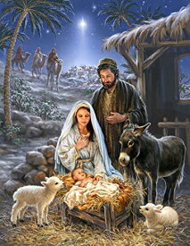 ジグソーパズル 海外製 アメリカ Springbok- Savior is Born 1000 Piece Jigsaw Puzzle - A Nativity Scene is Beautifully Illustrated Celebrating The Meaning of Christmasジグソーパズル 海外製 アメリカ
