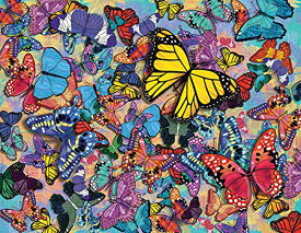 ジグソーパズル 海外製 アメリカ Springbok's 500 Piece Jigsaw Puzzle Butterfly Frenzy - Made in USAジグソーパズル 海外製 アメリカ
