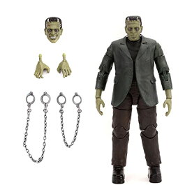ジャダトイズ ミニカー ダイキャスト アメリカ Jada Toys Universal Monsters 6" Frankenstein Action Figure, Toys for Kids and Adults, 31958, Blackジャダトイズ ミニカー ダイキャスト アメリカ