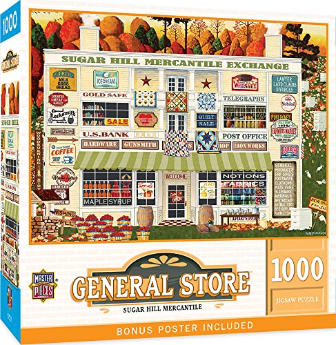 ジグソーパズル 海外製 アメリカ Masterpieces 1000 Piece Jigsaw Puzzle for Adults Family Or Kids - Sugar Hill Mercantile - 19.25x26.75ジグソーパズル 海外製 アメリカ