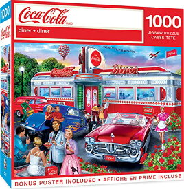 ジグソーパズル 海外製 アメリカ Masterpieces 1000 Piece Jigsaw Puzzle for Adults and Families - Coca-Cola Diner - 19.25"x26.75"ジグソーパズル 海外製 アメリカ