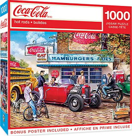 ジグソーパズル 海外製 アメリカ Masterpieces 1000 Piece Jigsaw Puzzle for Adults and Families - Coca-Cola Hot Rods - 19.25"x26.75"ジグソーパズル 海外製 アメリカ