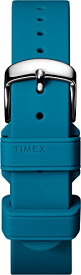 腕時計 タイメックス レディース Timex TW7C08100 Two-Piece 18mm Teal Silicone Quick-Release Strap腕時計 タイメックス レディース