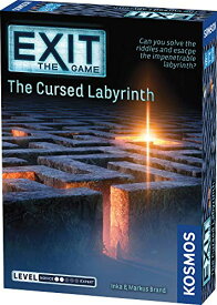 ボードゲーム 英語 アメリカ 海外ゲーム EXIT: The Cursed Labyrinth | Exit: The Game - A Kosmos Game | Family-Friendly, Card-Based at-Home Escape Room Experience for 1 to 4 Players, Ages 10+ボードゲーム 英語 アメリカ 海外ゲーム