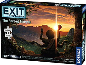 ジグソーパズル 海外製 アメリカ Exit: The Sacred Temple (with Jigsaw Puzzles) | Exit: The Game - A Kosmos Game | Family-Friendly, Jigsaw Puzzle-Based at-Home Escape Room Experience for 1 to 4 Players, Ages 10+ジグソーパズル 海外製 アメリカ