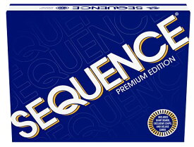 ボードゲーム 英語 アメリカ 海外ゲーム Sequence Premium Edition - Stunning Set with Giant Board (20.25 x 26.25 inches), Exclusive Chips and Deluxe Cards by Goliath, Blue, for Ages 7+ボードゲーム 英語 アメリカ 海外ゲーム
