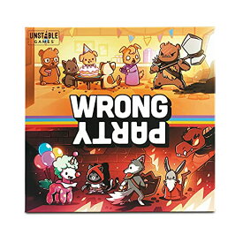 ボードゲーム 英語 アメリカ 海外ゲーム Unstable Games - Wrong Party Base Game - Delightfully quirky card game for tweens, teens, & adults - Draft style deck-building game - 2-5 players ages 12+ for game nightボードゲーム 英語 アメリカ 海外ゲーム