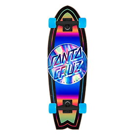スタンダードスケートボード スケボー 海外モデル 直輸入 Santa Cruz Skateboards Santa Cruz Skateboard Cruiser Complete Iridescent Dot Shark Black 8.8In x 27.7Inスタンダードスケートボード スケボー 海外モデル 直輸入
