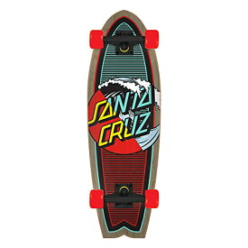 スタンダードスケートボード スケボー 海外モデル 直輸入 Santa Cruz Classic Wave Splice Dot Shark Cruiser Skateboard, 27" x 8.8"スタンダードスケートボード スケボー 海外モデル 直輸入