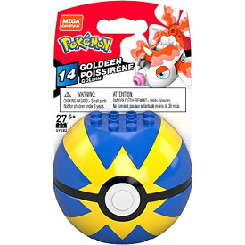 メガブロック メガコンストラックス 組み立て 知育玩具 Mega Construx Pokemon Goldeen Poke Ball Building Setメガブロック メガコンストラックス 組み立て 知育玩具