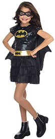 コスプレ衣装 コスチューム バットガール 610750_S Rubie's Costume DC Superheroes Batgirl Sequin Dress Child Costume, Small , Blackコスプレ衣装 コスチューム バットガール 610750_S