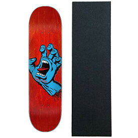 デッキ スケボー スケートボード 海外モデル 直輸入 Santa Cruz Skateboards Deck Screaming Hand Red 8.0" x 31.6" with Gripデッキ スケボー スケートボード 海外モデル 直輸入