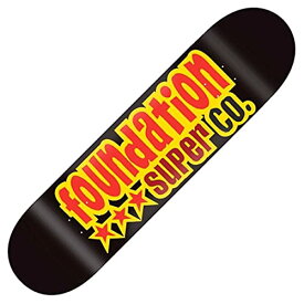 デッキ スケボー スケートボード 海外モデル 直輸入 Foundation 3 Star Skateboard Deck, Black, 8.13"デッキ スケボー スケートボード 海外モデル 直輸入