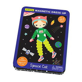 ボードゲーム 英語 アメリカ 海外ゲーム Mudpuppy Space Cat Magnetic Tin ? Includes 3 Sheet of Mix & Match Dress Up Magnets and 2 Background Scenes ? Toy Magnets for Kids with Hinged Storage Tin ? Great Travelボードゲーム 英語 アメリカ 海外ゲーム