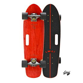 スタンダードスケートボード スケボー 海外モデル 直輸入 LMAI 27" Bamboo Wood Cruiser Complete Skateboard Longboard (Portable Red)スタンダードスケートボード スケボー 海外モデル 直輸入