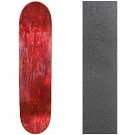 デッキ スケボー スケートボード 海外モデル 直輸入 Cal 7 Blank Skateboard Deck with Grip Tape | 7.75, 8.0 and 8.25 Inch | Maple Board for Skating (7.75 inch, Red)デッキ スケボー スケートボード 海外モデル 直輸入