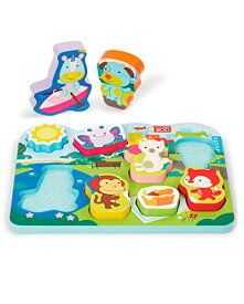 ボードゲーム 英語 アメリカ 海外ゲーム Skip Hop Baby's First Puzzle, Zoo Park Pals, Includes 8 puzzle pieces & puzzle boardボードゲーム 英語 アメリカ 海外ゲーム
