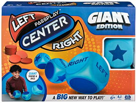 ボードゲーム 英語 アメリカ 海外ゲーム Giant Left Center Right, Classic Family Board Game Summer Toy with Big, Oversized Dice & Tokens, for Kids and Adults Ages 6 and upボードゲーム 英語 アメリカ 海外ゲーム