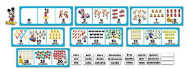 ボードゲーム 英語 アメリカ 海外ゲーム Eureka Teacher Supplies Mickey Mouse Clubhouse English Spanish Number Line with Pictures, 14 ftボードゲーム 英語 アメリカ 海外ゲーム