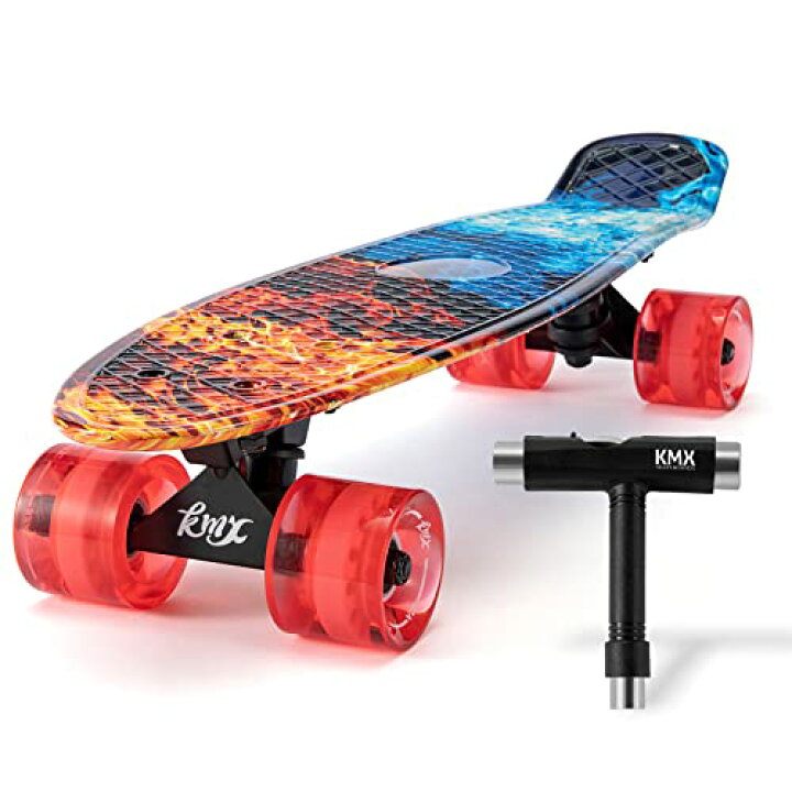 チープ スタンダードスケートボード スケボー 海外モデル 直輸入 KMX 22" Galaxy Mini Cruiser Skateboard