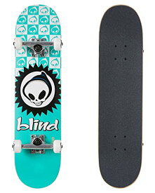 スタンダードスケートボード スケボー 海外モデル 直輸入 Blind Checkered Reaper Youth First Push Soft Wheels Teal Complete Skateboard 7.375 x 29.8スタンダードスケートボード スケボー 海外モデル 直輸入