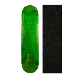 デッキ スケボー スケートボード 海外モデル 直輸入 Cal 7 Blank Skateboard Deck with Mob Green Glitter Grip Tape | Maple Deck for Skating (7.75 inch, Green)デッキ スケボー スケートボード 海外モデル 直輸入