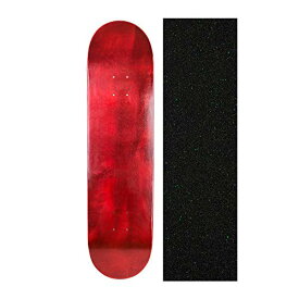 デッキ スケボー スケートボード 海外モデル 直輸入 Cal 7 Blank Skateboard Deck with Mob Green Glitter Grip Tape | Maple Deck for Skating (7.75 inch, Red)デッキ スケボー スケートボード 海外モデル 直輸入